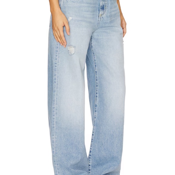Icon Denim LA Poppy Wide Leg Distressed Jeans - Picture 2 of 8